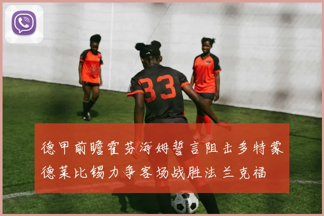 德甲前瞻霍芬海姆誓言阻击多特蒙德莱比锡力争客场战胜法兰克福